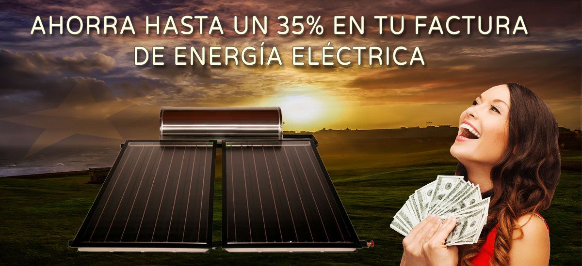 Ahorre electricidad en Puerto Rico con un calentador solar